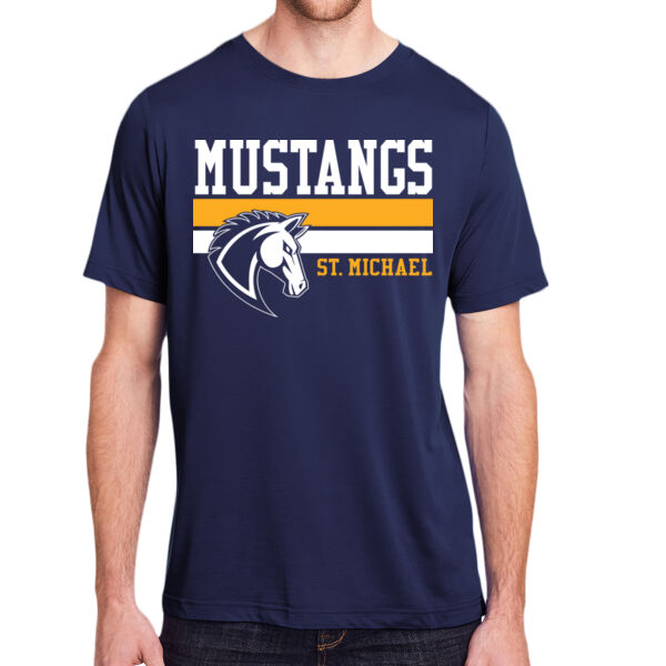 Mustangs Core365 Unisex Printed Performance T-Shirt Thumbnail
