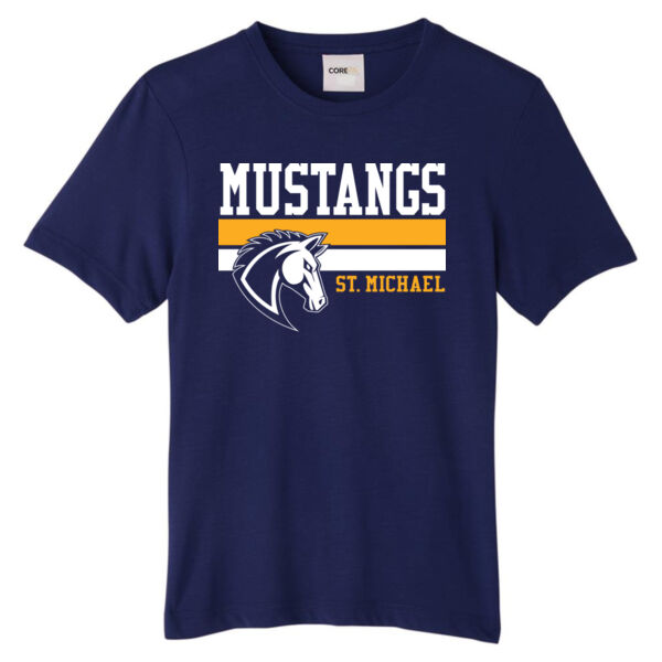 Mustangs Core365 Youth Printed Performance T-Shirt Thumbnail