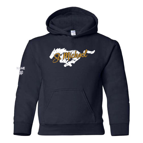 Silhouette Gildan Youth Printed Hoodie Thumbnail