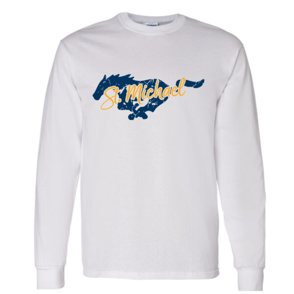 Silhouette Gildan Unisex Printed Long Sleeve Thumbnail