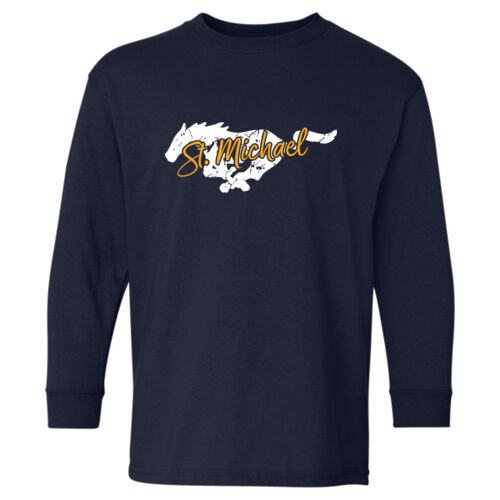 Silhouette Gildan Youth Printed Long Sleeve Thumbnail