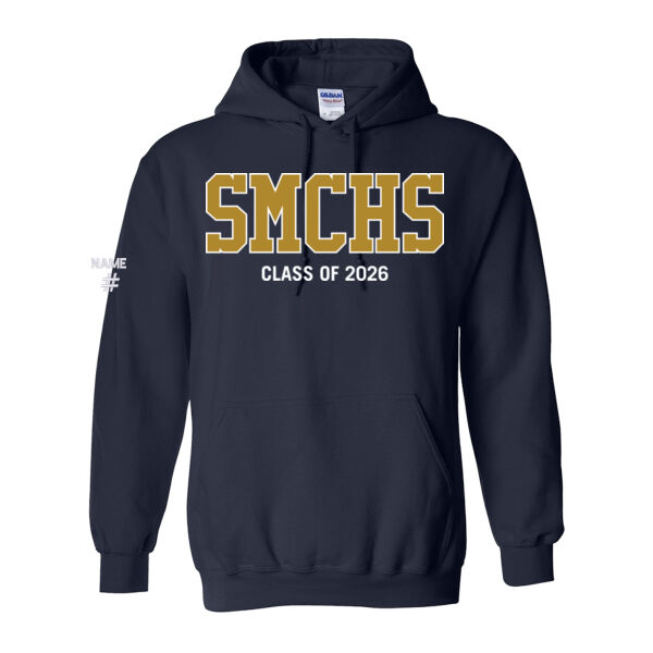 SMCHS Gildan Unisex Grad Twill Hoodie Thumbnail